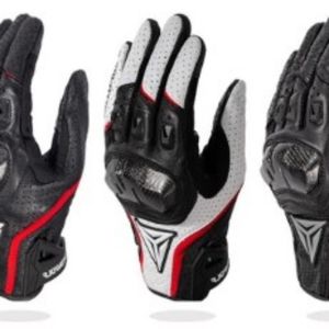 Motorcycle gloves touchscreen leather